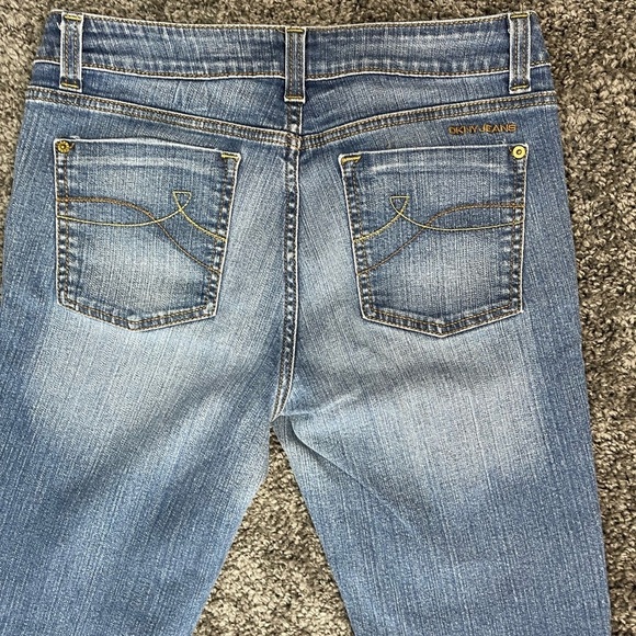 DKNY Jeans soho denim bootcut cotton spandex blue jeans women’s size 12R - Picture 7 of 14
